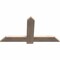 Ekena Millwork Eugene Smooth Timber Gable Bracket, Douglas Fir, 48"W x 26"H x 1 1/2"D x 5 1/2"F, 13/12 Pitch GBW048X26X0206EUG00SDF - alternate 5